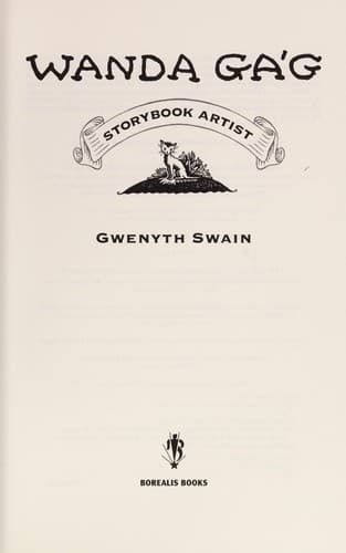 Cover of Wanda Gág by Gwenyth Swain