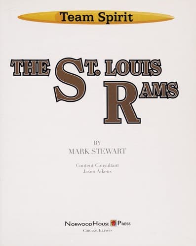 Cover of The St. Louis Rams by Mark Stewart
