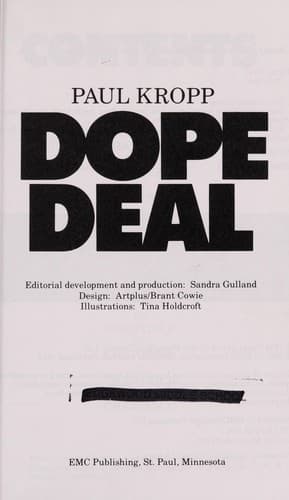Cover of Dope deal by Paul Kropp
