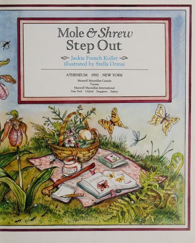 Cover of Mole & Shrew step out by Jackie French Koller