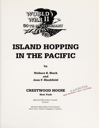 Cover of Island hopping in the Pacific by Wallace B. Black
