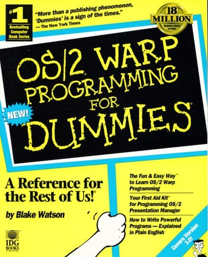 Cover of OS/2 Warp Programming for Dummies by Blake Watson