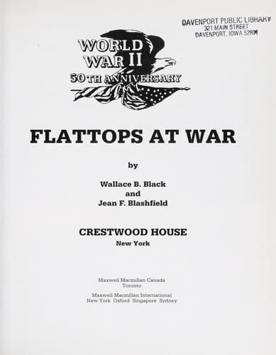 Cover of Flattops at war by Wallace B. Black