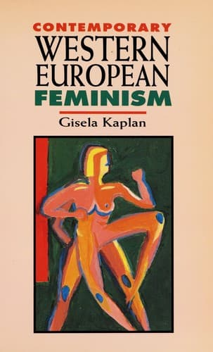 Cover of Contemporary Western European feminism by Gisela T. Kaplan