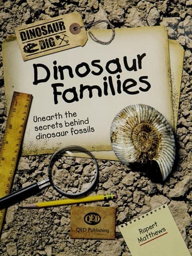 Cover of Dinosaur families by Rupert Matthews