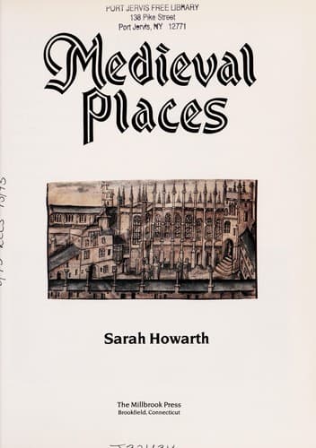 Cover of Medieval places by Sarah Howarth