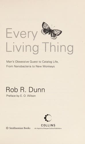 Cover of Every living thing by Rob R. Dunn