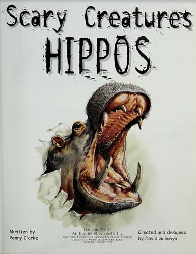 Cover of Hippos by Penny Clarke