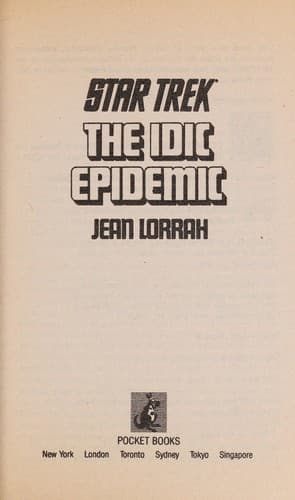 Cover of The IDIC Epidemic by Jean Lorrah