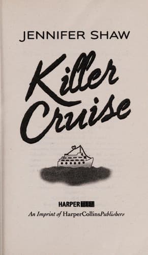 Cover of Killer cruise by Jennifer Shaw