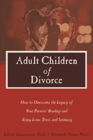 Cover of Adult children of divorce by Jeffrey Zimmerman