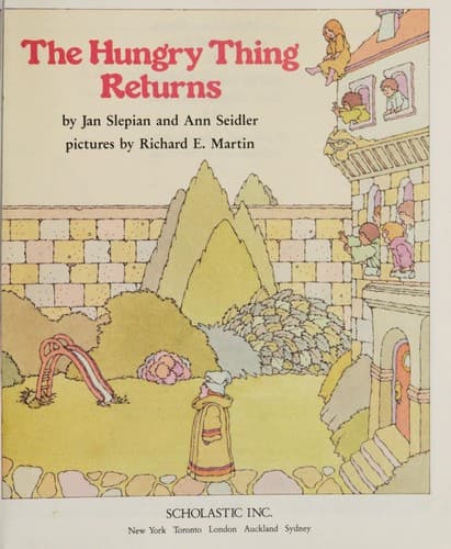 Cover of The hungry thing returns by Jan Slepian