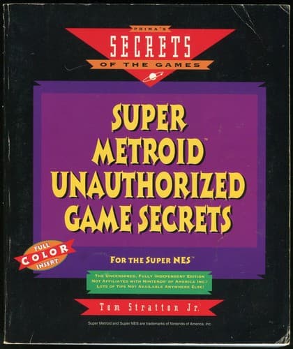 Cover of Super Metroid by Tom Stratton