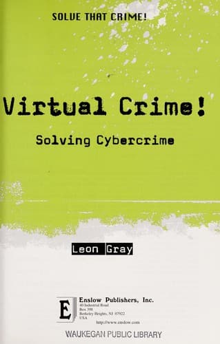 Cover of Virtual crime! by Leon Gray