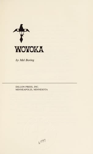 Cover of Wovoka by Mel Boring