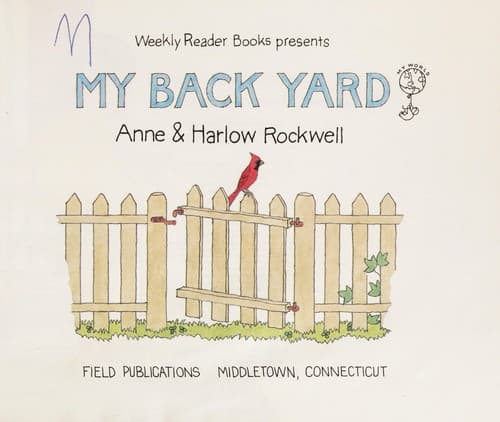 Cover of My back yard by Anne F. Rockwell