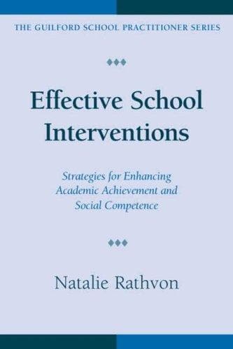 Cover of Effective school interventions by Natalie Rathvon