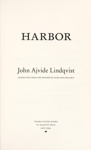 Cover of Harbor by John Ajvide Lindqvist