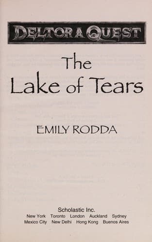 Cover of The Lake of Tears (Deltora Quest #2) by Emily Rodda