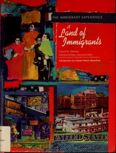 Cover of A land of immigrants by David M. Reimers
