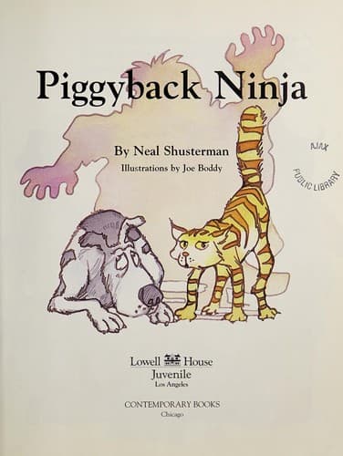 Cover of Piggyback Ninja by Neal Shusterman