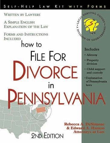 Cover of How to file for divorce in Pennsylvania by Rebecca A. DeSimone
