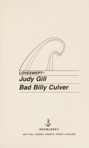 Cover of Bad Billy Culver by Judy Gill