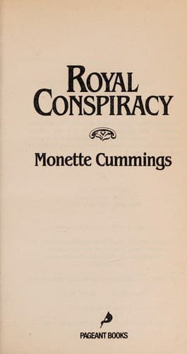 Cover of Royal Conspiracy (Regency Romantic Intrigue) by Monette Cummings