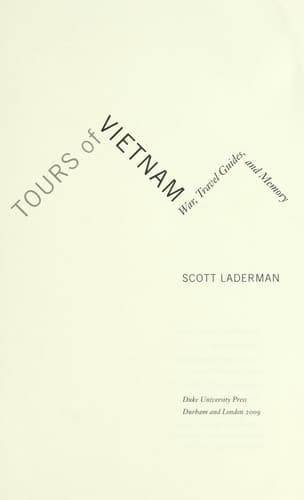 Cover of Tours of Vietnam by Scott Laderman