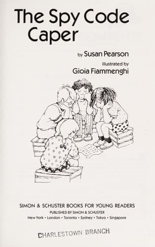 Cover of The spy code caper by Susan Pearson