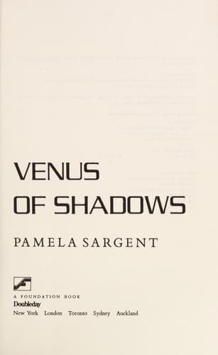 Cover of Venus of shadows by Pamela Sargent