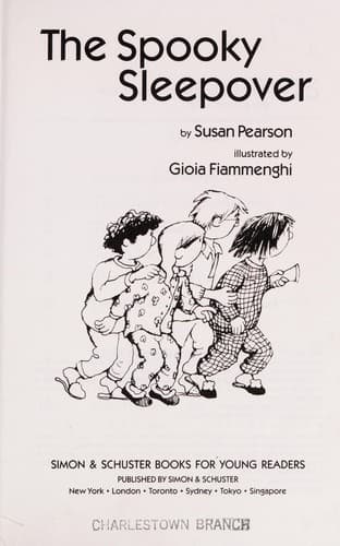 Cover of The spooky sleepover by Susan Pearson