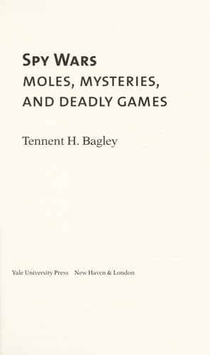 Cover of Spy wars by T. H. Bagley