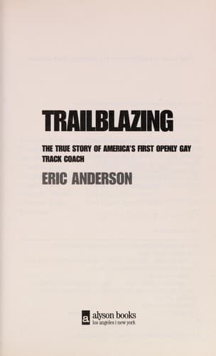 Cover of Trailblazing by Eric Anderson