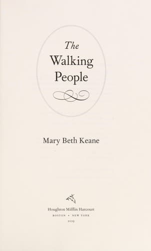 Cover of The walking people by Mary Beth Keane