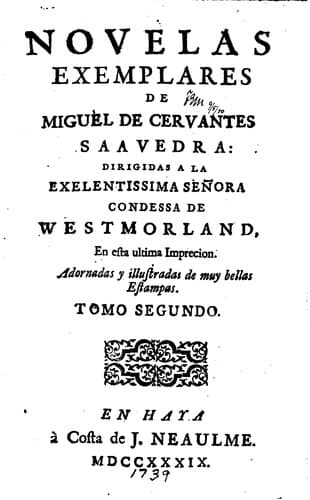 Cover of Novelas ejemplares by Miguel de Cervantes Saavedra