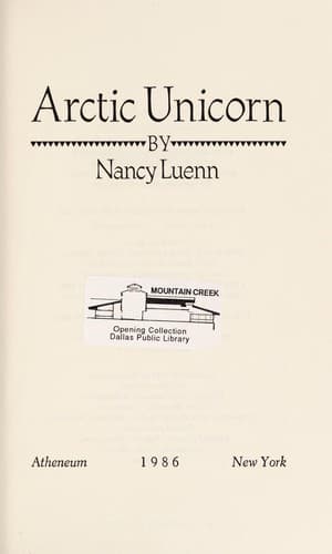 Cover of Arctic unicorn by Nancy Luenn