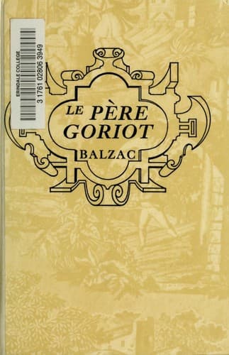 Cover of Père Goriot by Honoré de Balzac