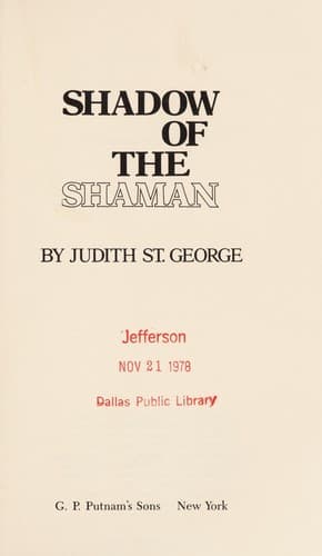 Cover of The shadow of the shaman by Judith St George