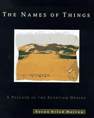 Cover of The names of things by Susan Brind Morrow