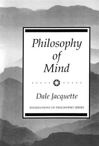 Cover of The philosophy of mind by Dale Jacquette