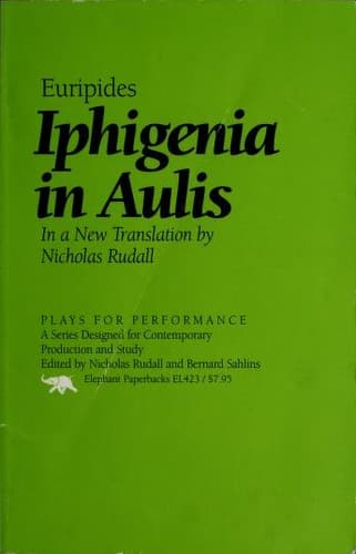 Cover of Iphigenia in Aulis by Euripides
