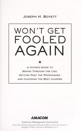 Cover of Won't get fooled again by Joseph H. Boyett