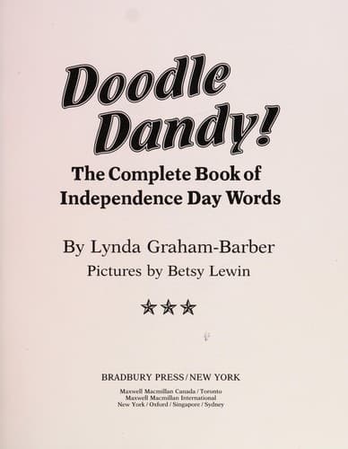 Cover of Doodle Dandy! by Lynda Graham-Barber