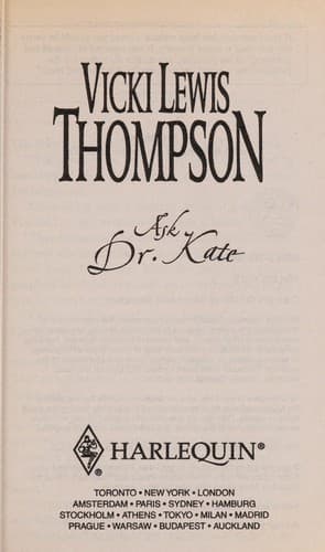 Cover of Ask Dr. Kate by Vicki Lewis Thompson