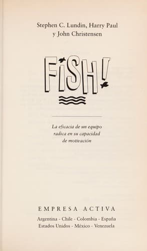 Cover of Fish! by Stephen C. Lundin