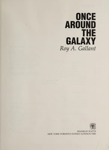 Cover of Once around the galaxy by Roy A. Gallant
