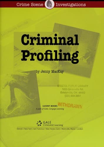 Cover of Criminal profiling by Jenny MacKay