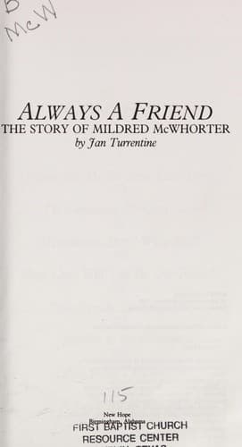 Cover of Always a friend by Jan Turrentine