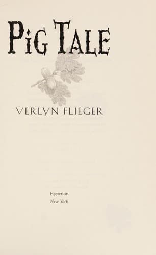Cover of Pig tale by Verlyn Flieger